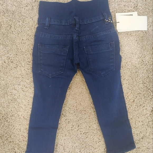 Dark Blue Jeans, light weight, NWT, Size 2 to 6 little girls available, Stretchy - Picture 4 of 4